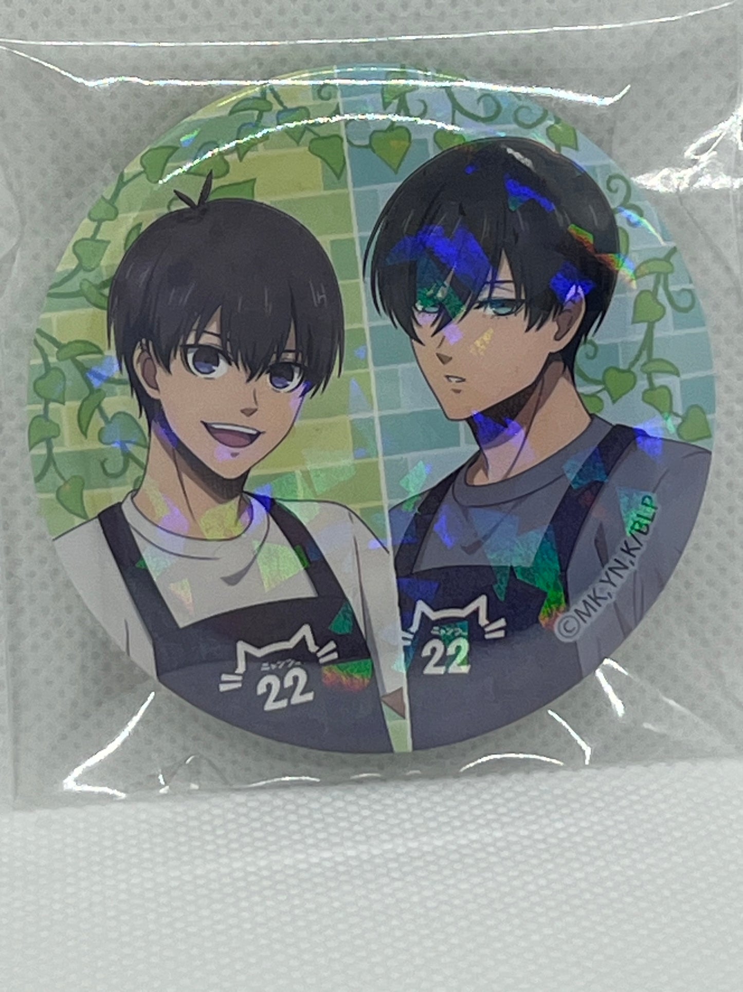 Blue Lock - Isagi Yoichi, Rin Itoshi Can Badge / nålmerke
